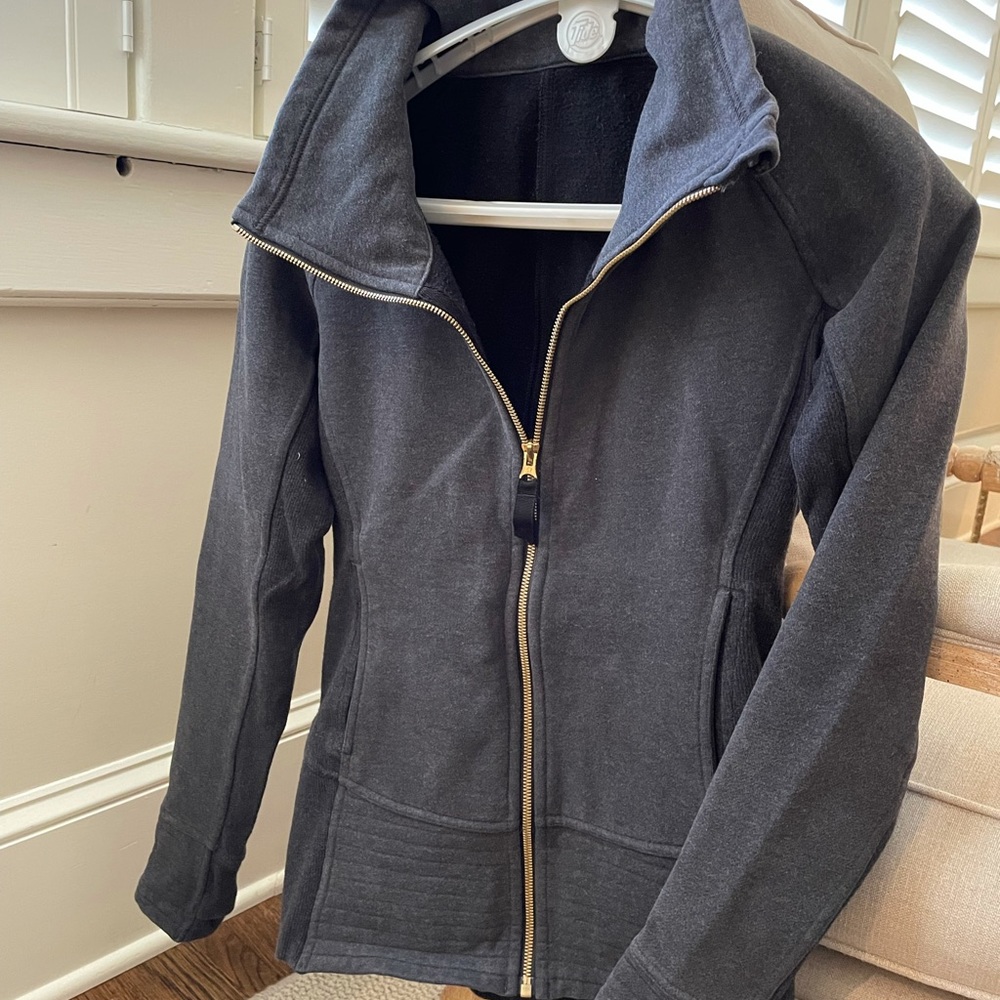 Lululemon zip cotton jacket
